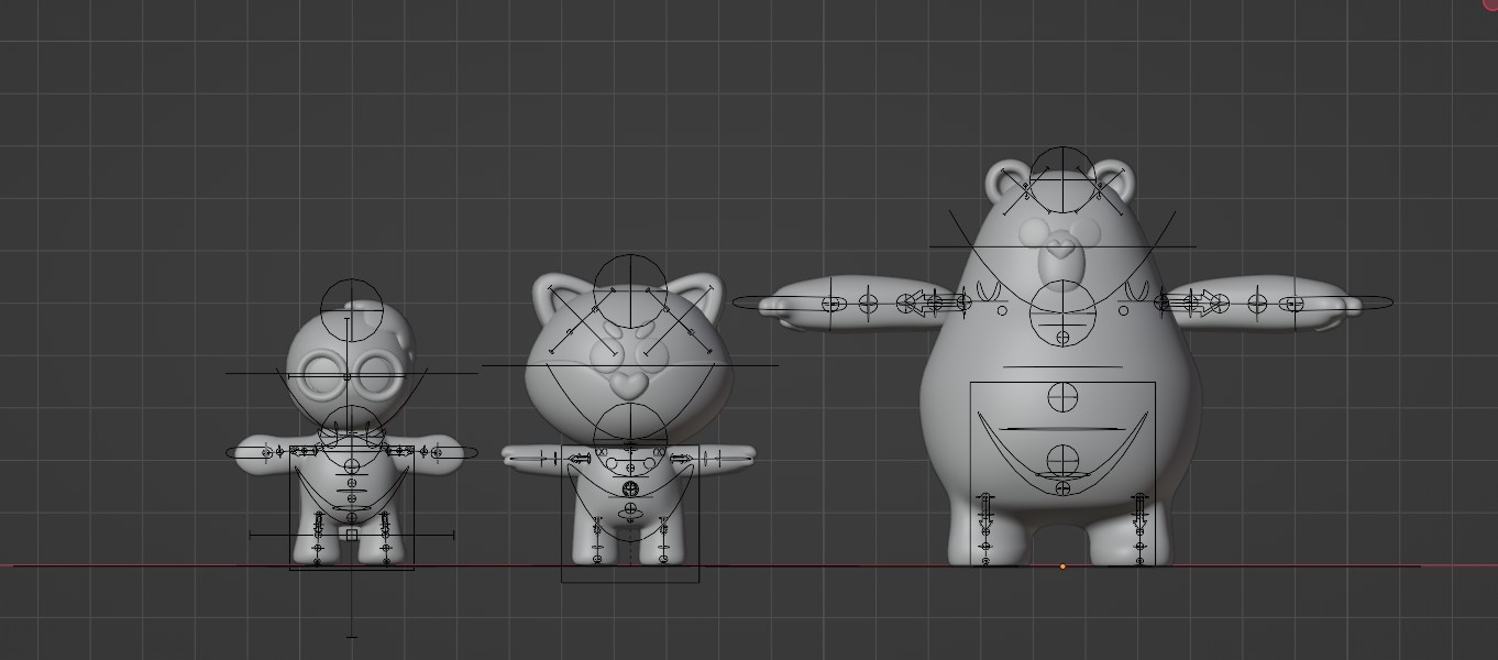 3D model in Blender